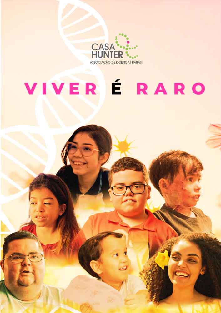 Poster da primeira temporada da série Viver é Raro